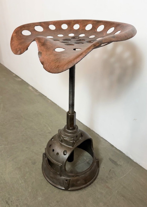 Image 1 of Vintage Industrial Swivel Chair, 1950s
