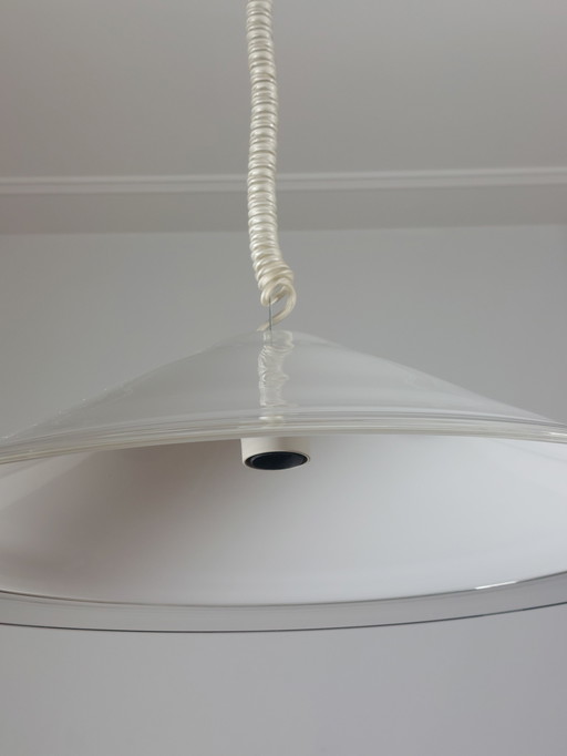 Vintage Mid Century Leucos Designer Deckenlampe Pendelleuchte Italien 