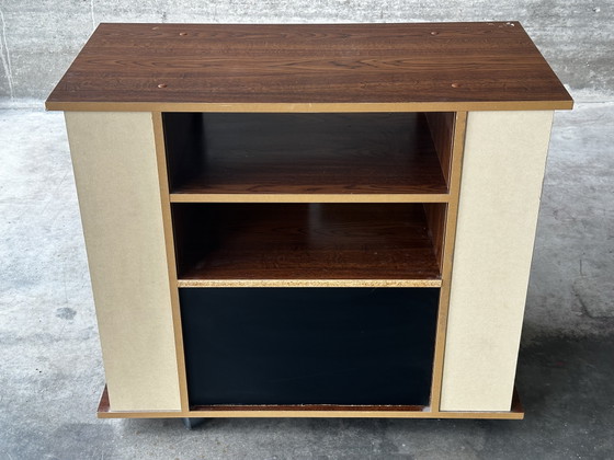 Mobile Bar Vintage su Ruote – Anni '60-'70 – Wood, Glass (photo 9 of 13)