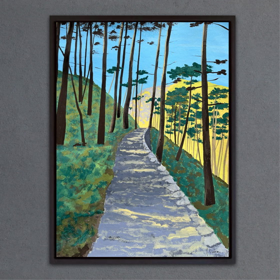 Image 1 of Gouache sur papier naturel 250g.  40x30cm. 