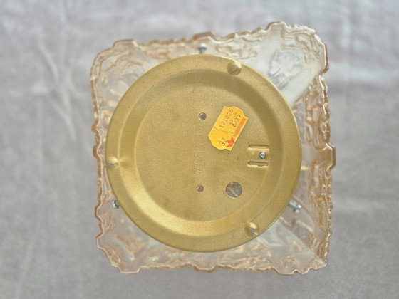 Image 1 of Vintage Honsel Glass Flush Mount Ceiling/Wall Light E27 – Mid Century Modern Design