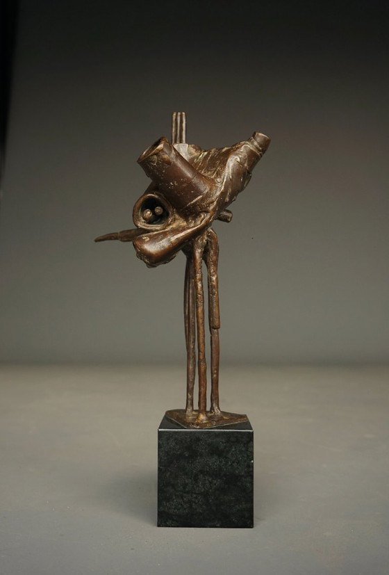 Image 1 of Scultura astratta in bronzo di Jetty Homan, Paesi Bassi, 1972