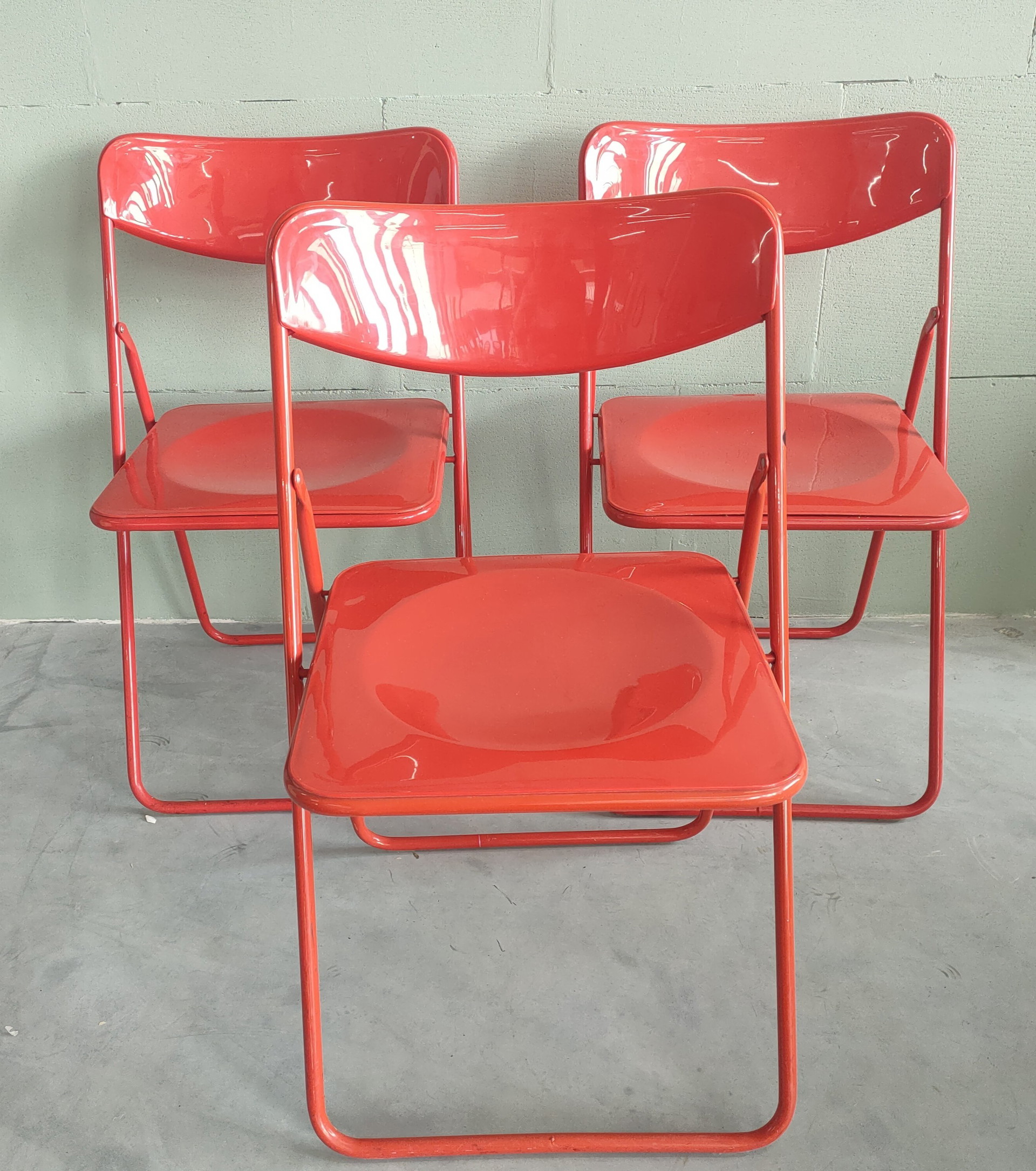 Ikea Folding chairs Type Ted by Niels Gammelgaard, Red | €225