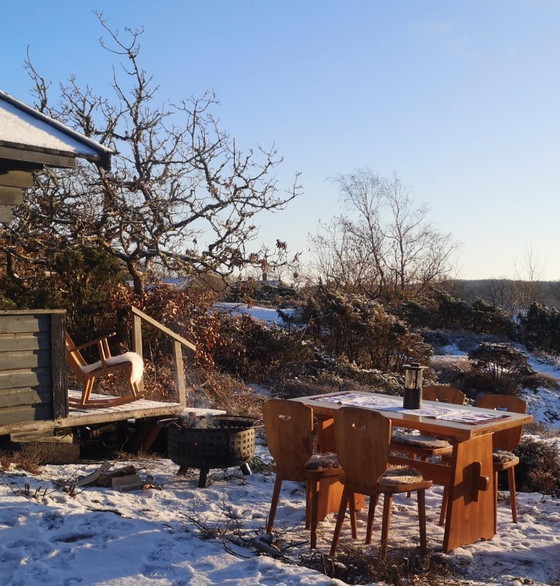 Image 1 of 4 sedie da pranzo svedesi vintage del 1940 del famoso designer Göran Malmvall