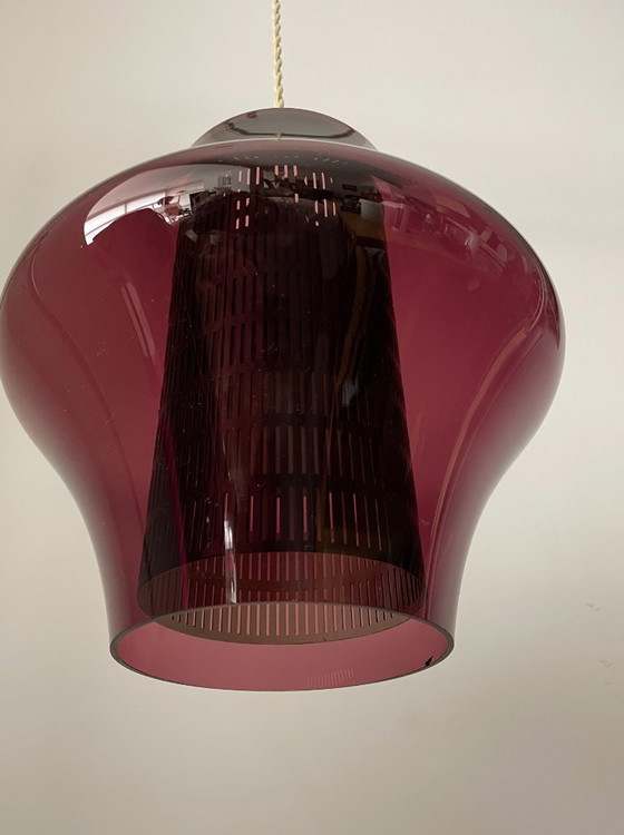 Image 1 of Philips lampada a sospensione in vetro vintage serie NX