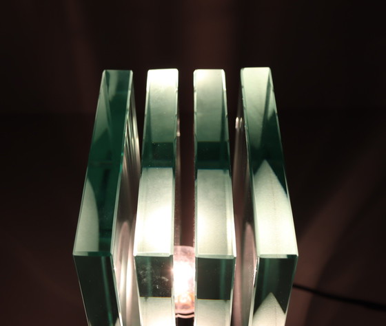 Image 1 of Set of 2 table lamps/glass objects by Giorgio Reggiori for Gallotti & Radice, 1960s, Italy