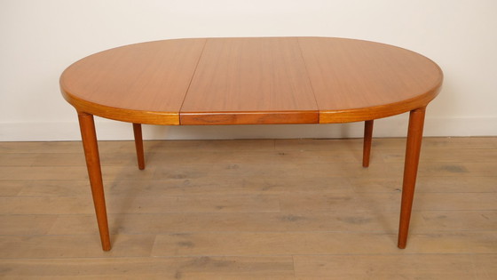 Image 1 of Tavolo da pranzo rotondo vintage | Teak | Allungabile