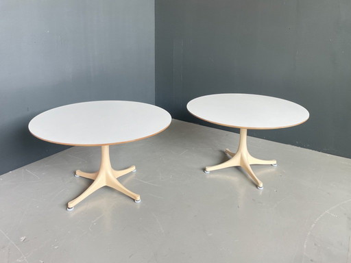 2x coffee table "pedestal" by George Nelson VITRA