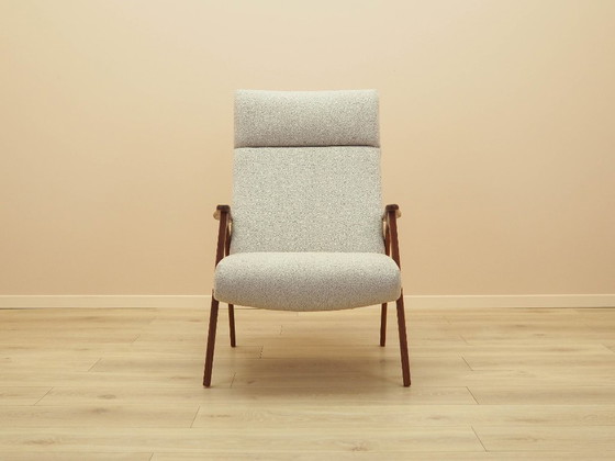 Image 1 of Teakhouten fauteuil, Deens design, jaren 70, gemaakt in Denemarken.