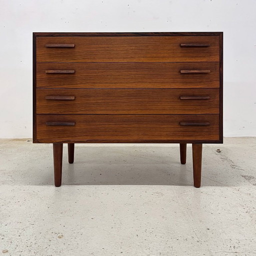 Rosewood Chest Of Drawers By Kai Kristiansen For Feldballes