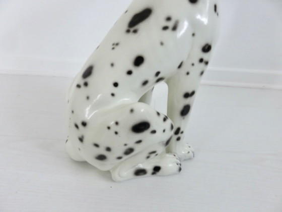 Image 1 of Pezzo di ceramica molto grande raffigurante un dalmata, Italia 1960-1970