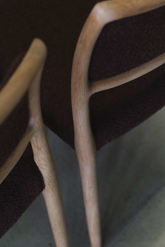 Image 1 of 4 sedie in rovere Niels Otto Møller modello 80