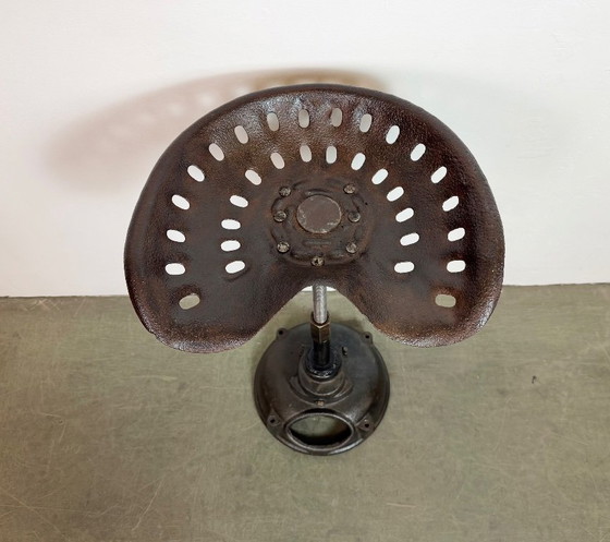 Image 1 of Vintage Industrial Swivel Chair, 1950s