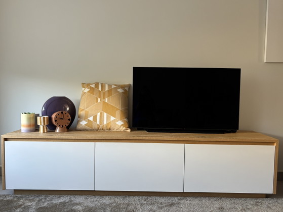 Mueble para TV con chapa de roble – Merk onbekend, Muebles TV, Wood (photo 2 of 10)