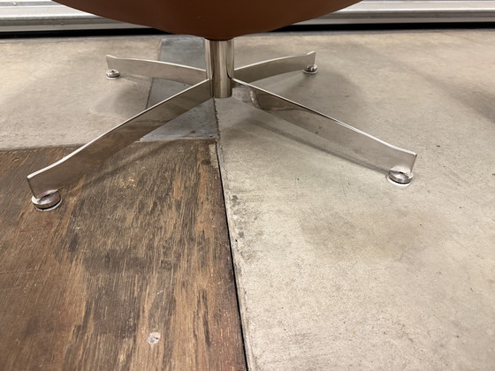 Image 1 of Artifort F588 G. Harcourt in Cognac leather, with 4-star base (rarer!)