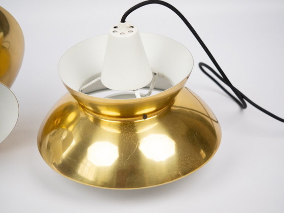 Image 1 of Paire de suspensions vintage danoises Doo Wop par Henning Klok, Louis Poulsen, années 1950