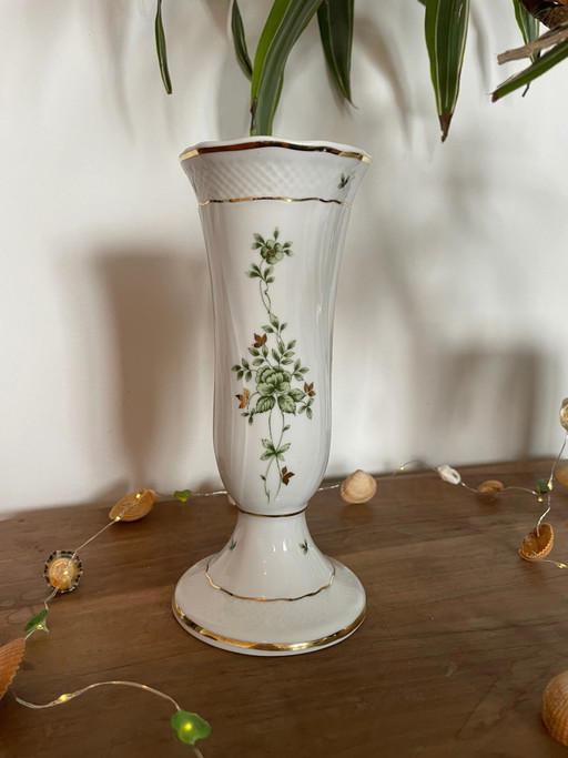 Hollohaza Hungarian Porcelain Vase