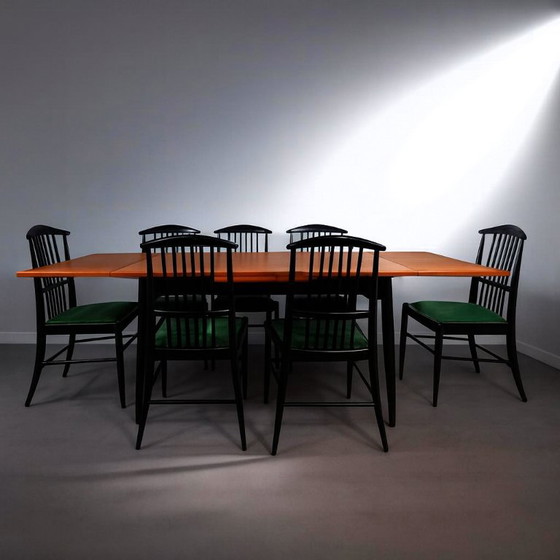 Set da pranzo di design di Kerstin Hörlin Holmquist per Asko – Sedie da pranzo, Wood (photo 3 of 12)