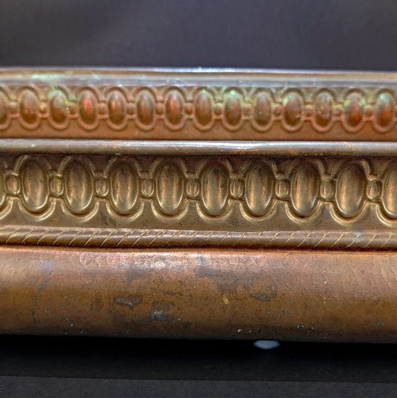 Vaso in rame martellato, Napoleone III (Bonnafous de Durfort), XIX secolo – Oggetti decorativi, Brass, Copper (photo 4 of 13)