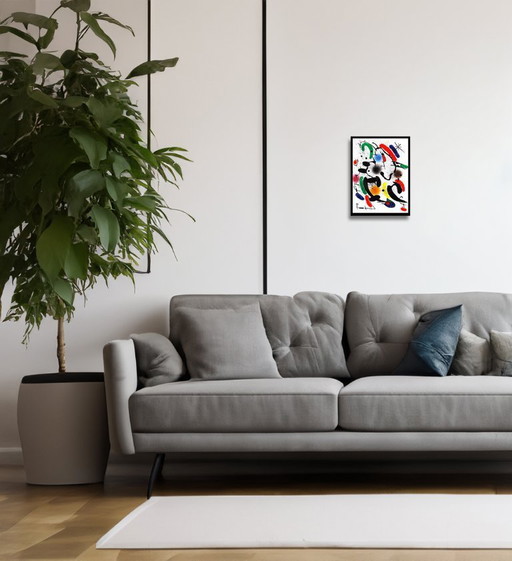 Miró, Joan - Litografia Original VI - Wvz: Mourlot 862 - Kleurenlitho