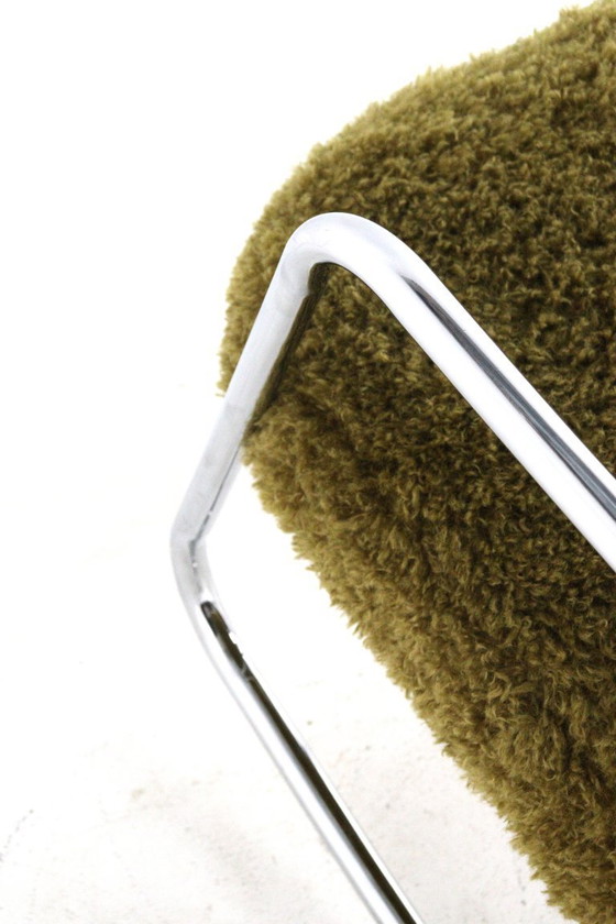 Image 1 of Poltrona a dondolo vintage imbottita