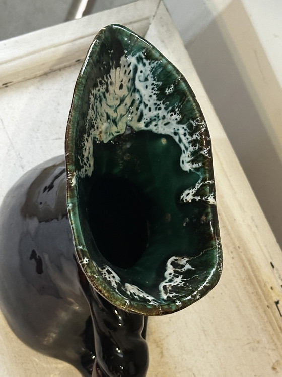 Sculptural Vallauris Pitcher in Glazed Ceramic, 1960s – Glass & Decanter, Vintage (photo 8 of 15)
