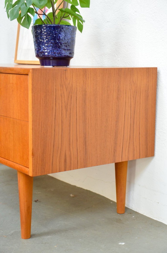Image 1 of Vintage Chest of Drawers, Sideboard, Lowboard, Teak, Midcentury, 60s, 70s
