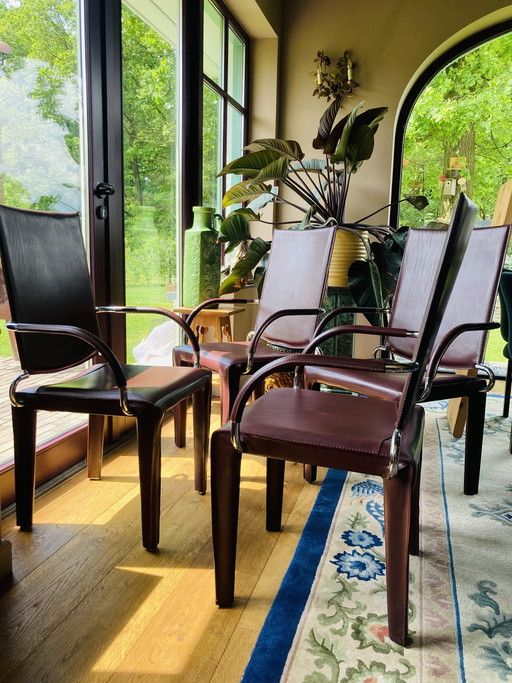 4x Arper Italy “Arcadia” design diningchair