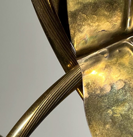 Image 1 of Stehleuchte 3 Blätter, 70er Jahre