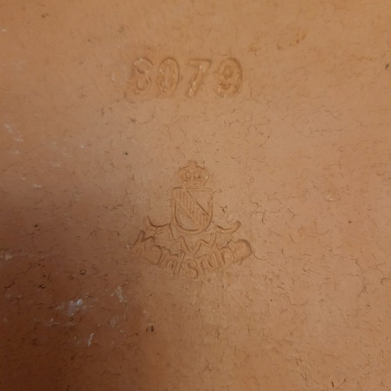 Image 1 of Large Majolika glazed ceramic frame from Karlsruhe, the Bohemian