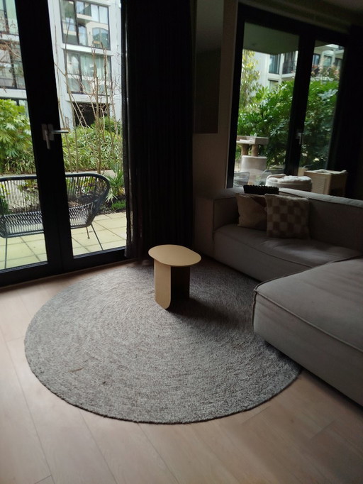 Alfombra redonda de lana 1,80