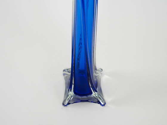 Image 1 of Kobaltblaue Vase, dänisches Design, 1970er Jahre, hergestellt in Dänemark