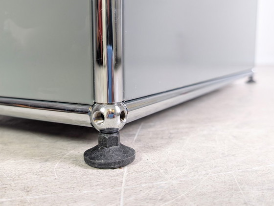 Image 1 of Credenza USM Haller Cassettiera di design Fritz Haller 3x1 grigio medio