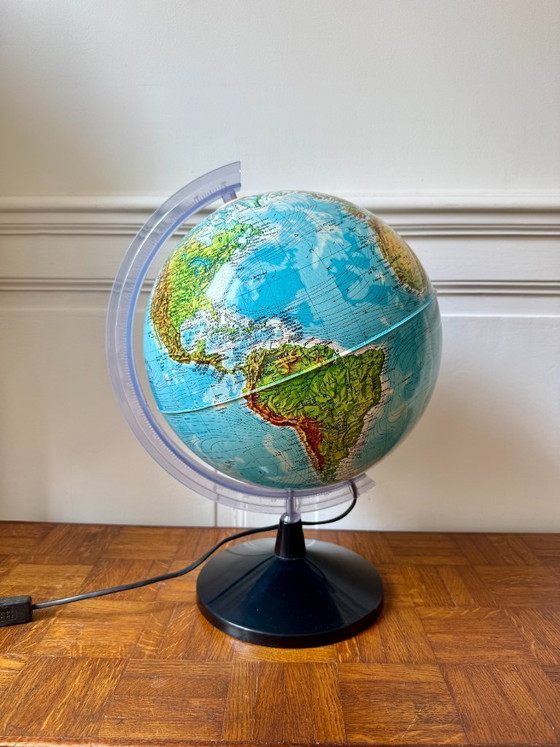 Image 1 of 1980s Globe, Technodidattica, Printed in Italy