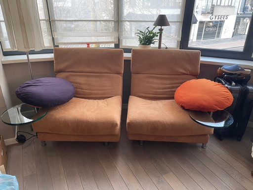 Divani B&B Italia, modello a 2 posti e modello 2x1 posti.