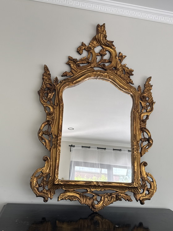 Image 1 of Due specchi Versailles in legno dorato