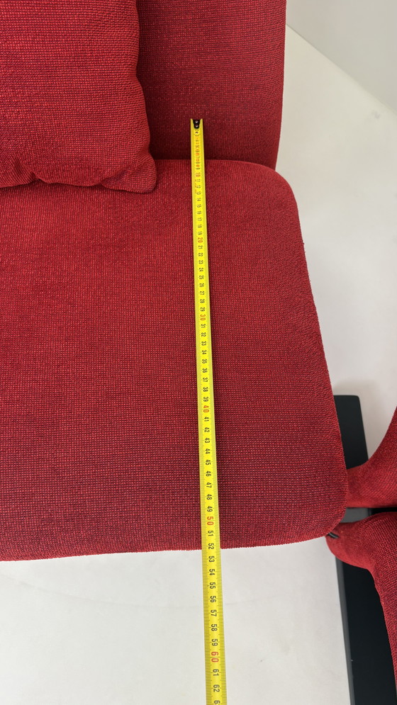 Image 1 of 2 poltrone Concorde rosse design Pierre Paulin Artifort