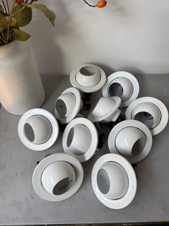 Image 1 of Juego de 10 focos empotrables blancos | Happy Light | orientables
