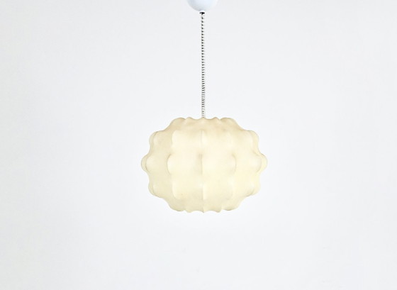 Image 1 of Cocoon Hängeleuchte von Achille & Pier Giacomo Castiglioni für Flos, 1960er Jahre