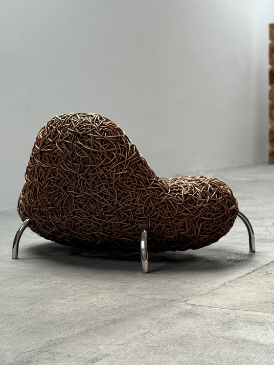 Image 1 of Udom Udomsrianan voor Planet 2001 "Nest Chair" rotan fauteuil