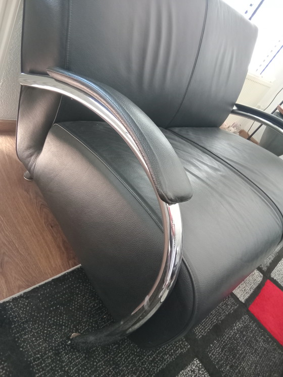 Molinari Academie 2 Zitter Zwart – 2 zitsbanken, Leather, Metal (photo 3 of 6)