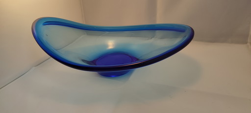 Lotta Peterson Ikea Design model Snits mondgeblazen glas glazen schaal 2004 'Selandia Per Lutken look-a-like'