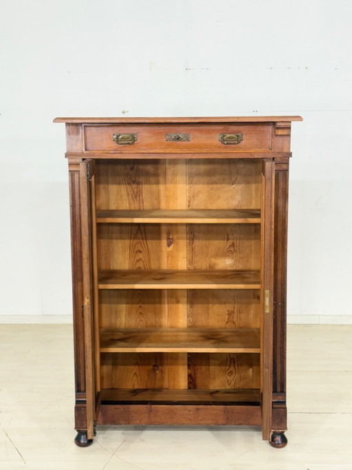 Antik Gründerzeit Vertiko Schrank Wohnzimmerschrank Flurschrank Wäscheschrank um 1900