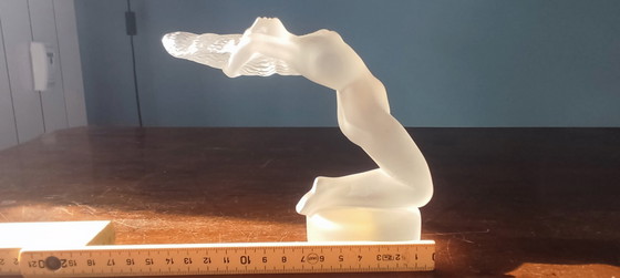 Image 1 of Statua "Chrysis" Lalique France - Cristallo Satinato Firmato - Vintage Luxury
