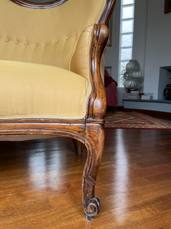 Image 1 of DIVANO IN STILE LUIGI FILIPPO