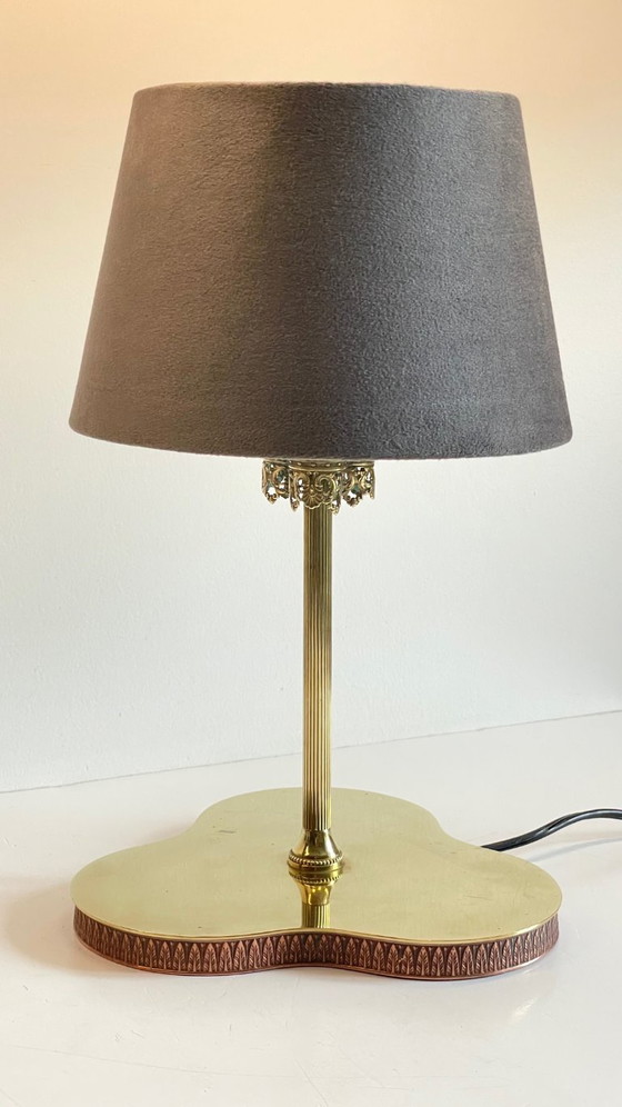 Image 1 of LAMPADA VINTAGE Clover IN OTTONE MASSICCIO