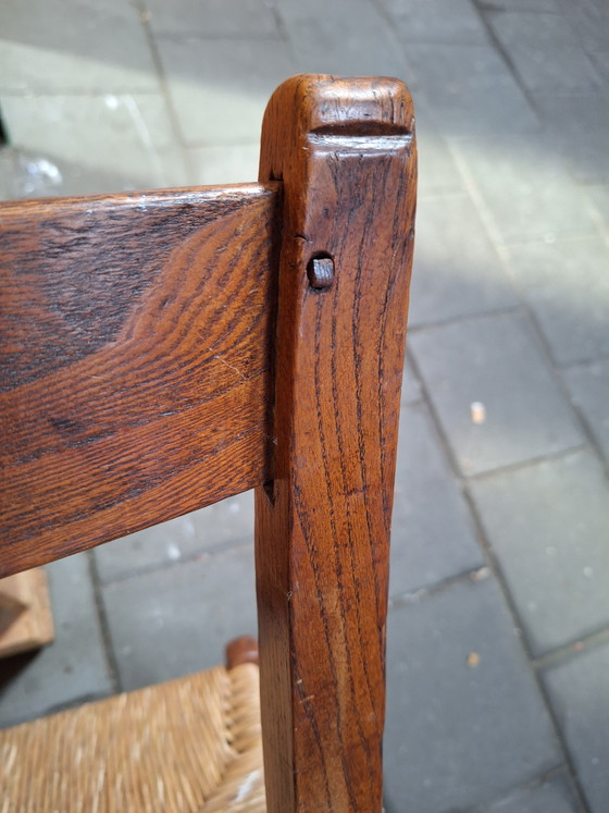 Image 1 of Ulmenholzstuhl aus dem 19. Jahrhundert