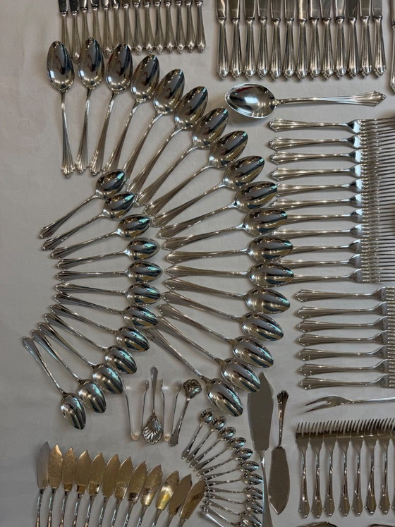 Zeldzame BSF Friederike bestekset – 235 stuks – 800 zilver – BSF Besteck, Servies, Silver (photo 3 of 12)