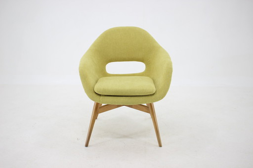 1960s Miroslav Navratil Shell Lounge Chair, Czechoslovakia