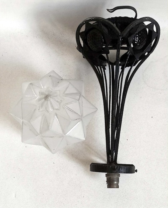 Image 1 of Art Deco pendant light, 45 cm high